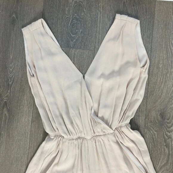 Babaton Aritzia Maximillian Jumpsuit Wide Leg Crop Denude Beige Taupe Size XS - Picture 7 of 15